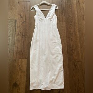 MESHKI Worn Once White Dress